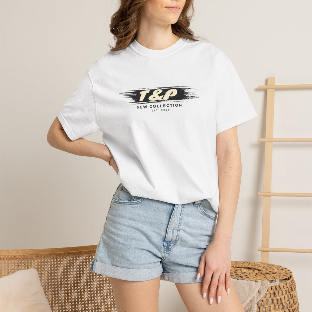 T&P "New Collection" Relaxed Garment-Dyed Tee