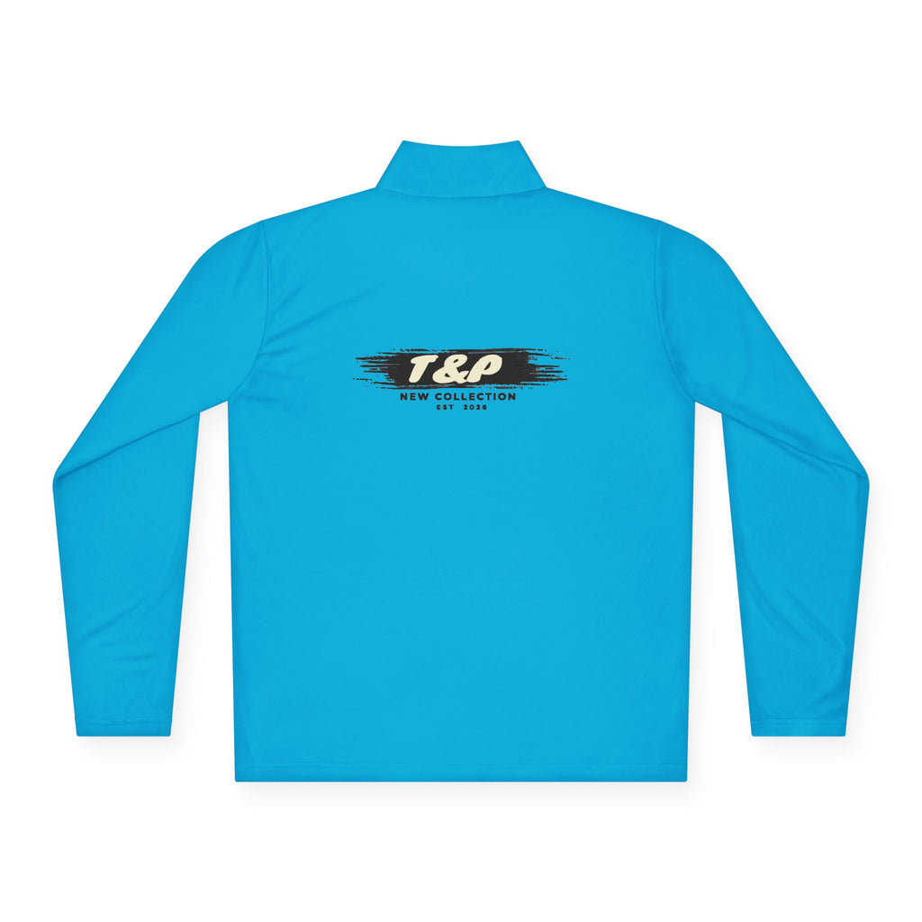 Quarter-Zip Pullover — T&P Brush Logo Chest & Back