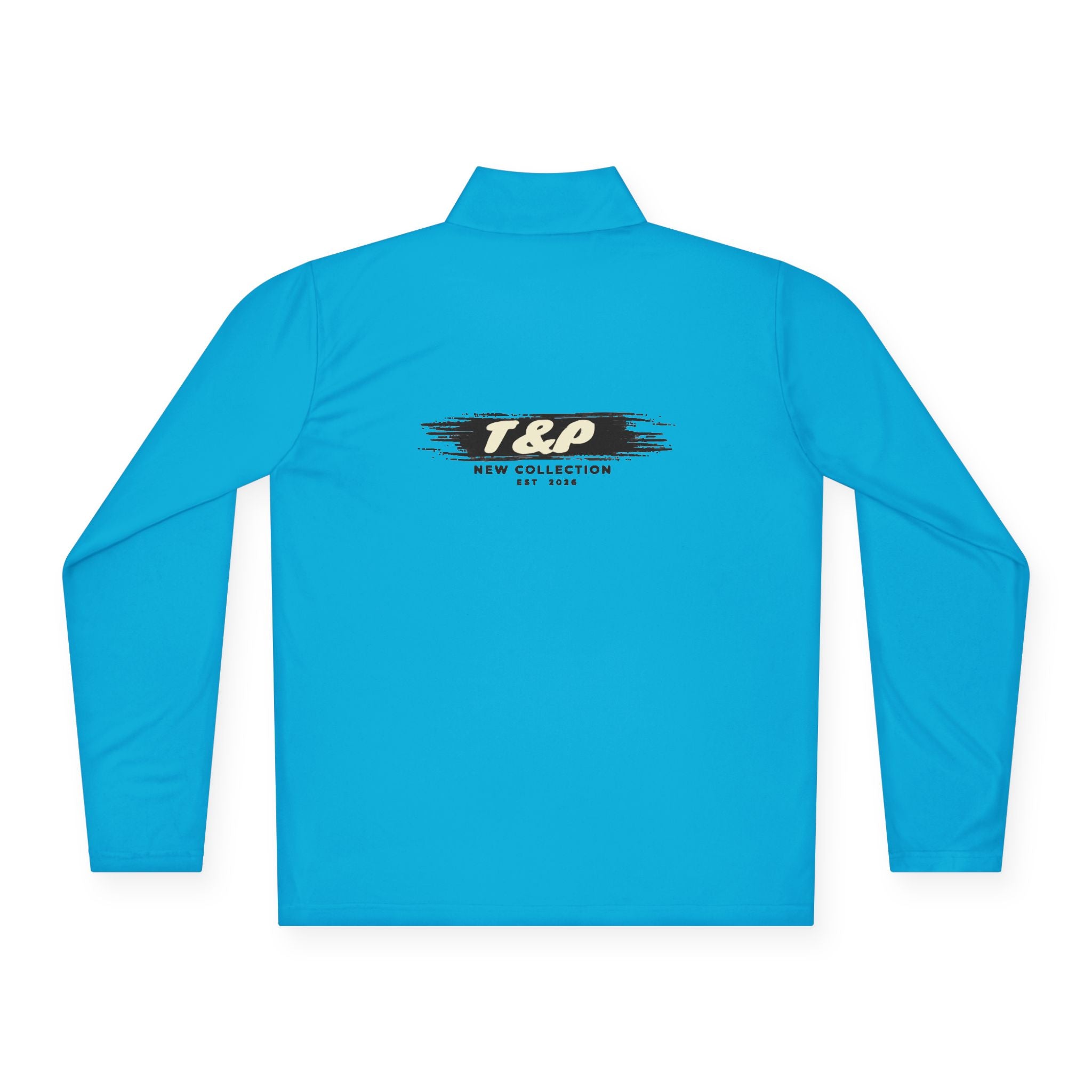 Quarter-Zip Pullover — T&P Brush Logo Chest & Back