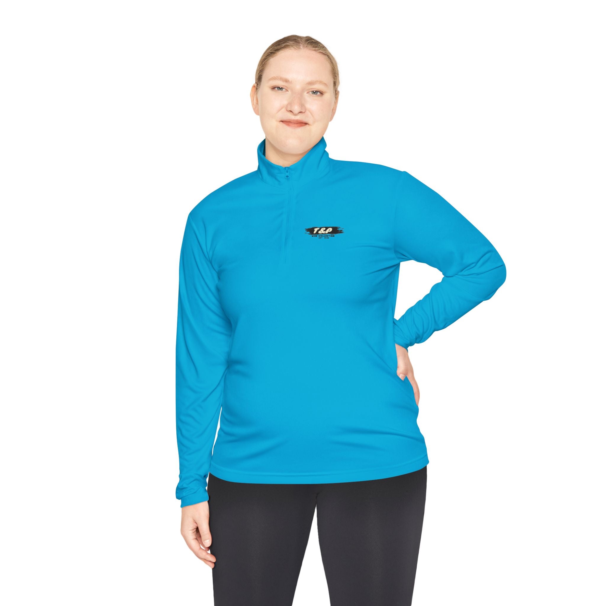 Quarter-Zip Pullover — T&P Brush Logo Chest & Back