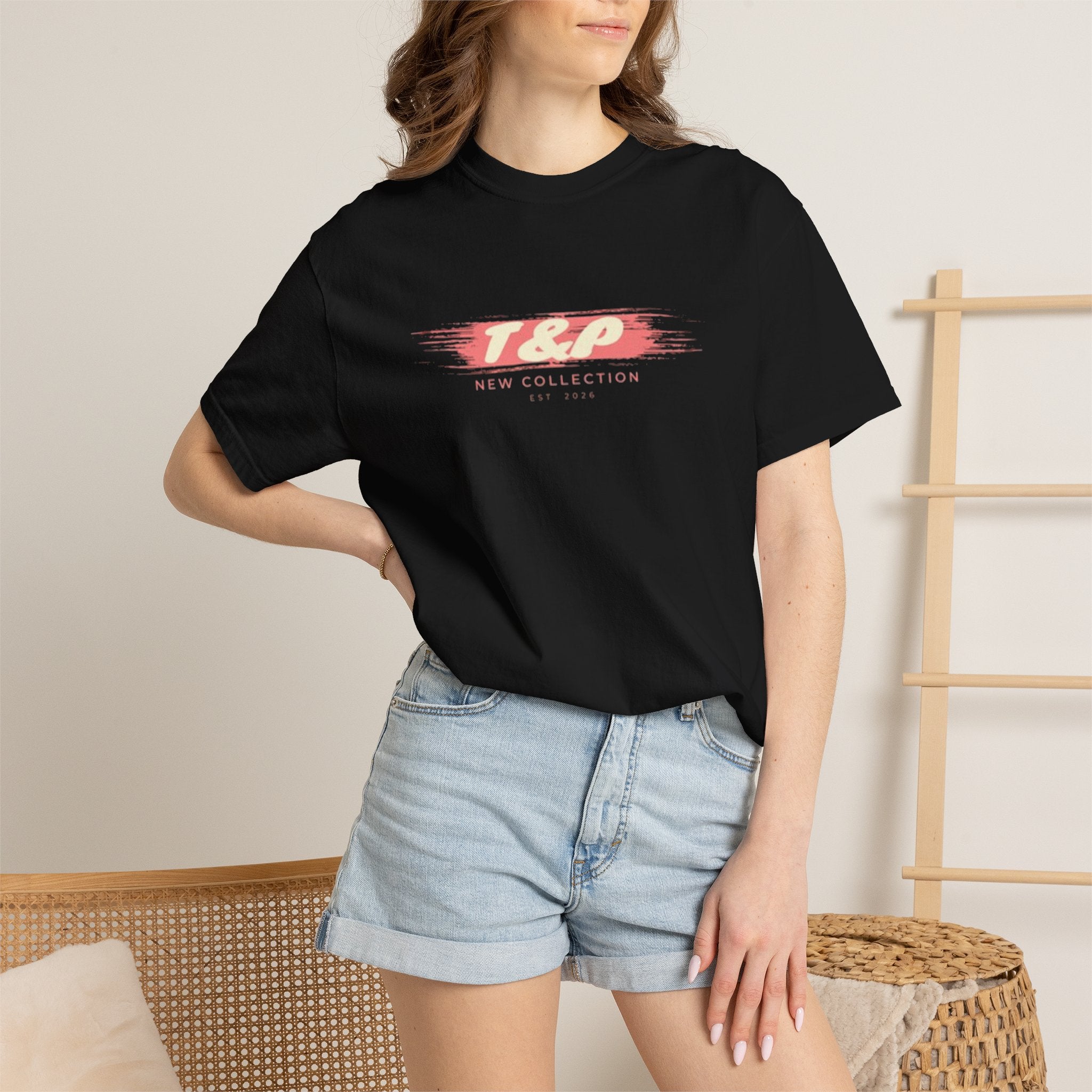 T&P "New Collection" Relaxed Garment-Dyed Tee