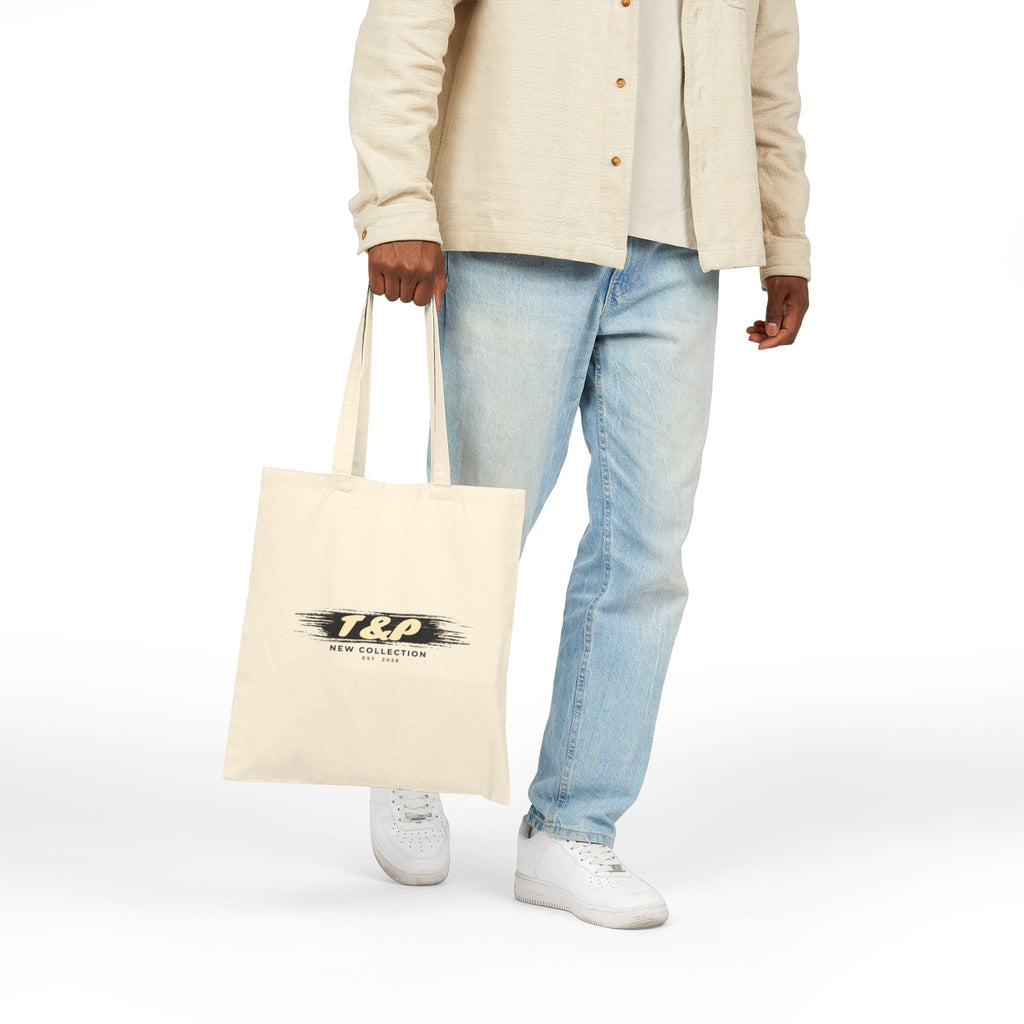 Canvas Tote Bag — T&P New Collection Brush Logo